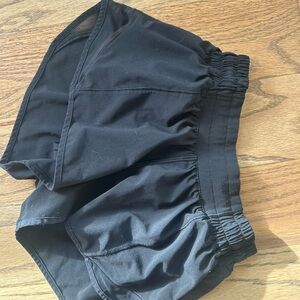 Lululemon Black Hotty hot Shorts